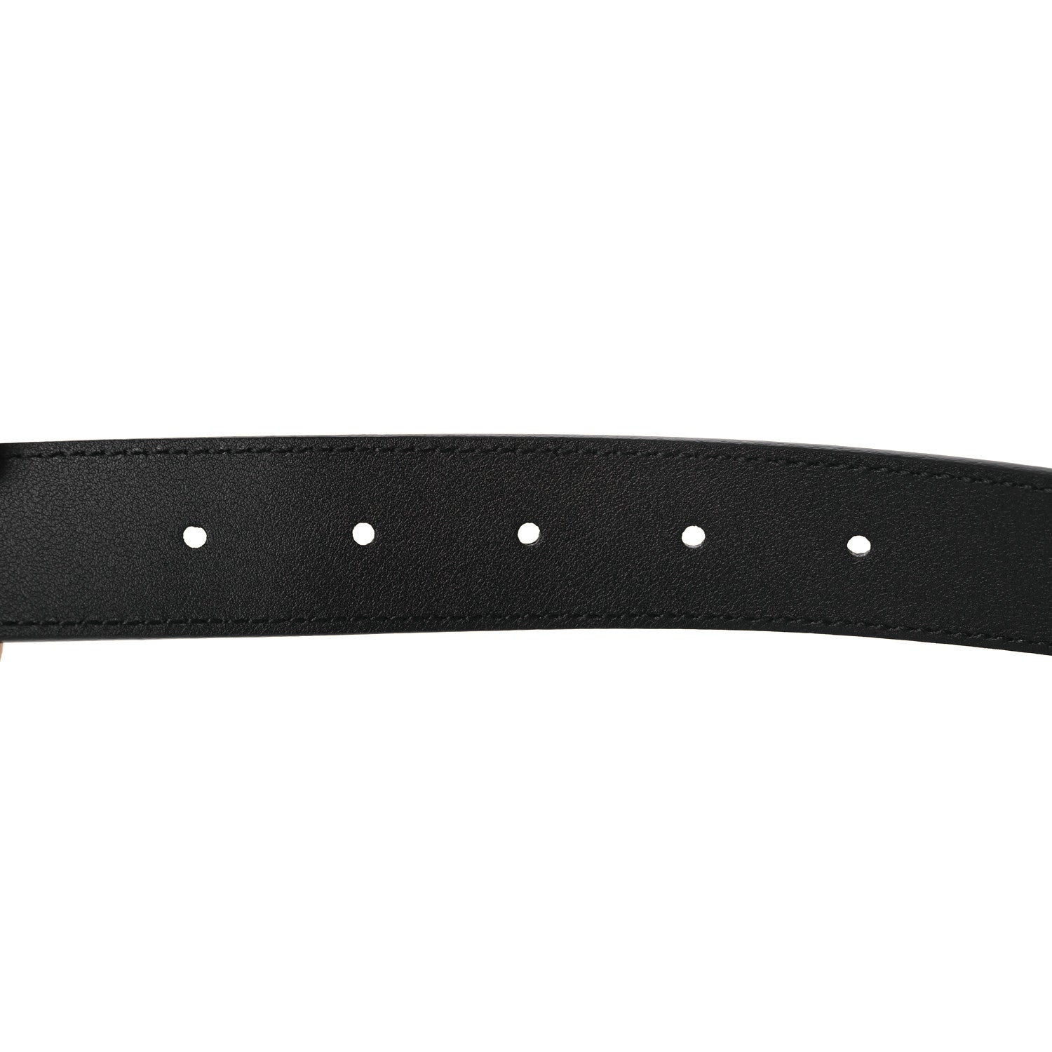 Gucci Plutone Calfskin Double G 30mm Belt 80 32 Black 4 of 7