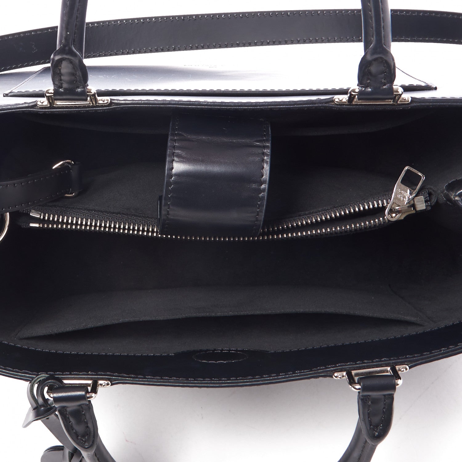 Louis Vuitton Epi Kleber MM Black 6 of 8