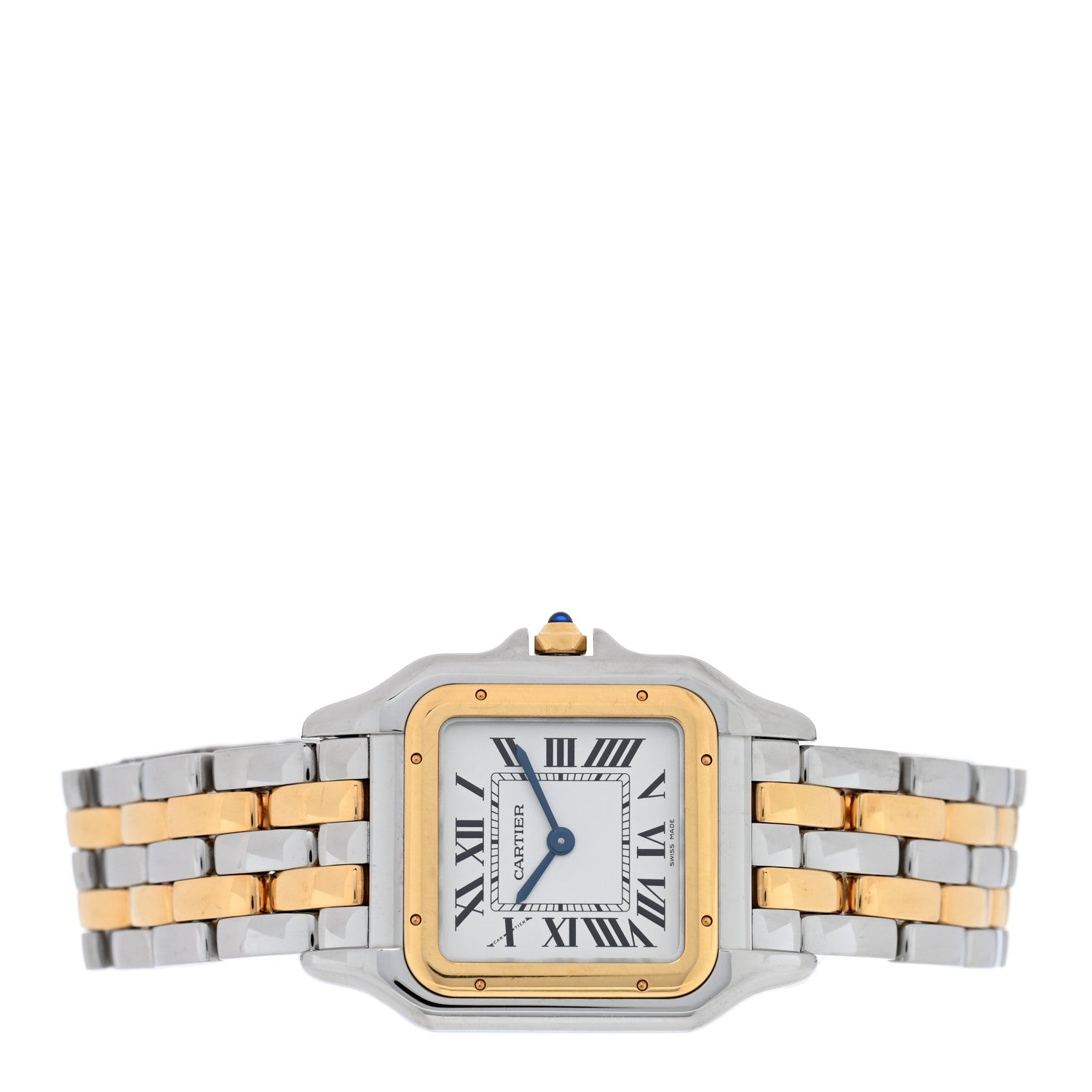 Cartier Stainless Steel 18K Yellow Gold 27mm Panthere Quartz Watch 2 of 5
