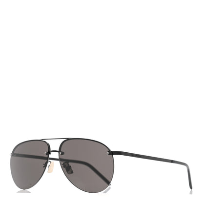 Saint Laurent Aviator SL 416 Sunglasses Black 1 of 7