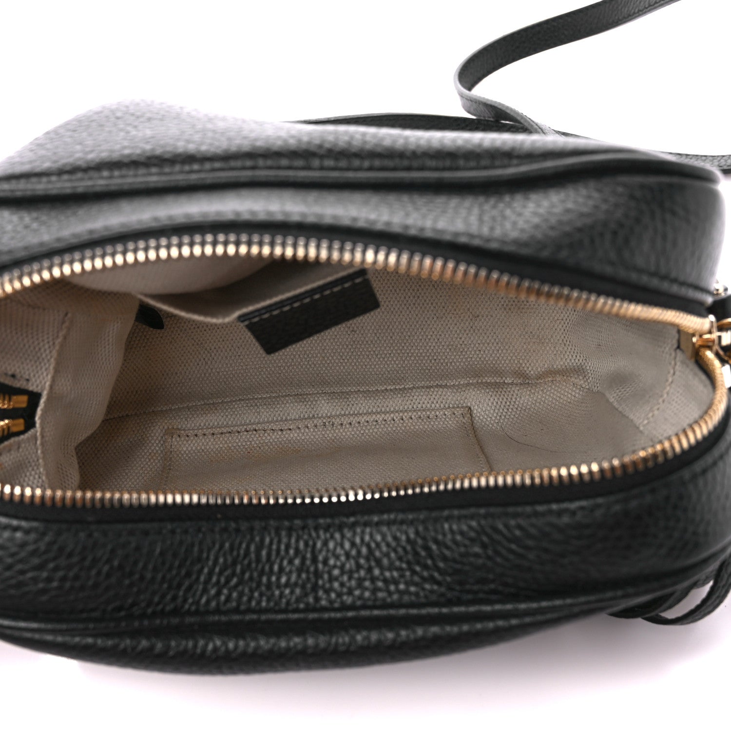 Gucci Pebbled Calfskin Small Soho Disco Bag Black 5 of 12