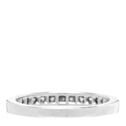 Tiffany Platinum Diamond 2mm Legacy Band Ring 53 6.5 3 of 5