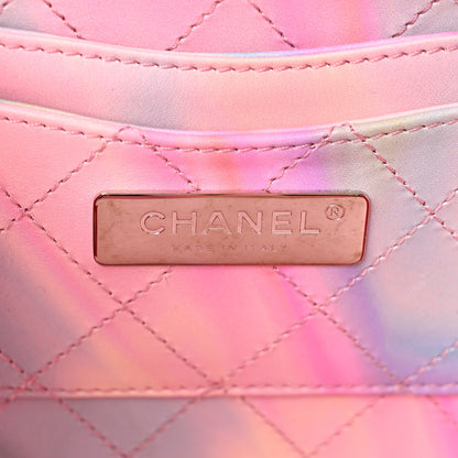 Chanel PVC Patent Calfskin Patent Lambskin Vertical Vanity Case Pink 6 of 11
