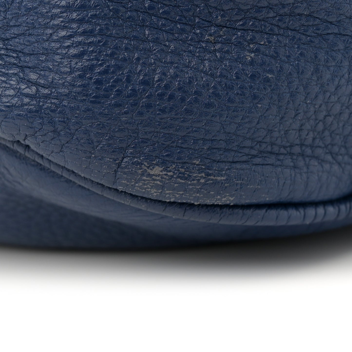 Cervo Intrecciato Shoulder Bag Blue