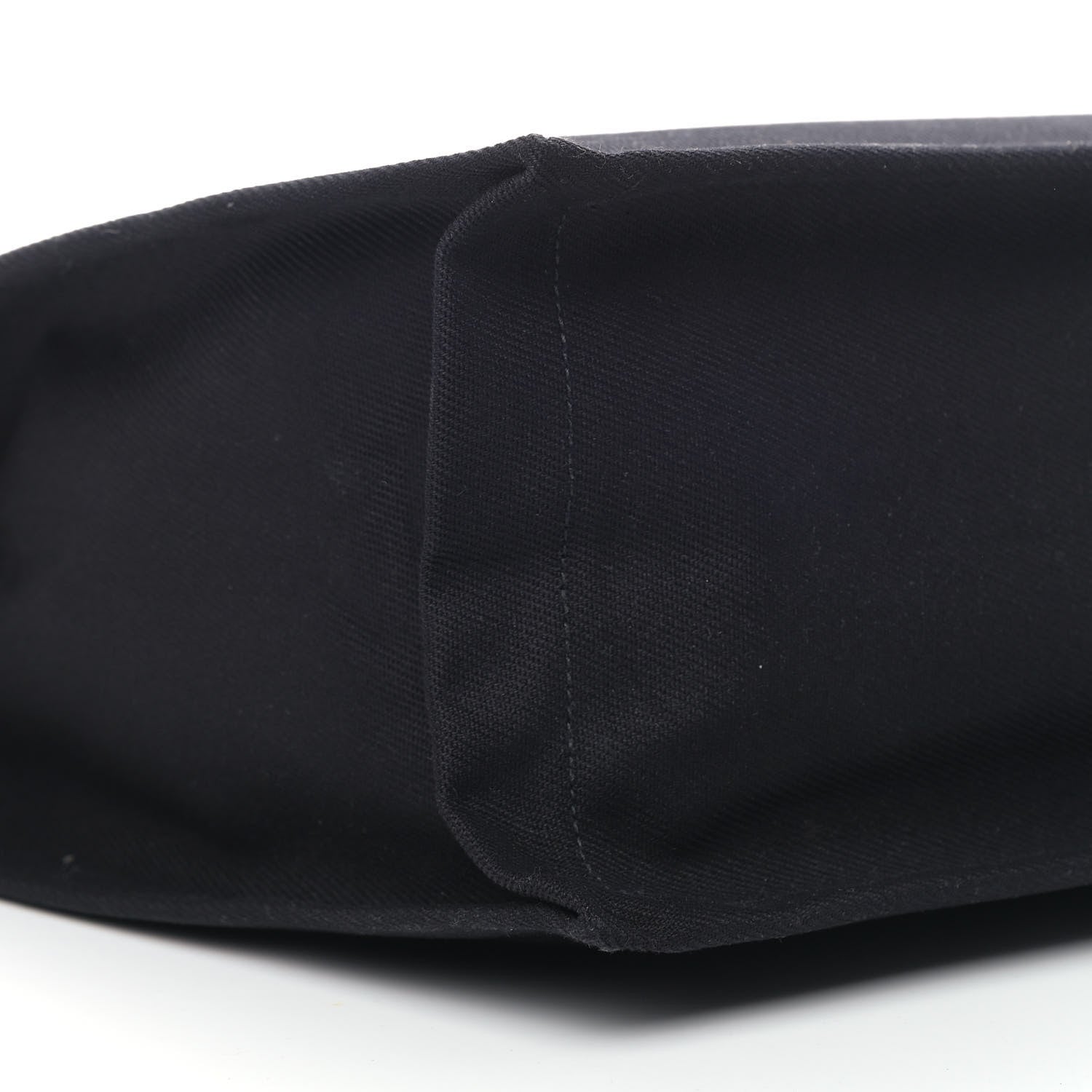 Saint Laurent Linen Calfskin Rive Gauche North South Tote Black 7 of 8