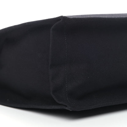 Saint Laurent Linen Calfskin Rive Gauche North South Tote Black 7 of 8