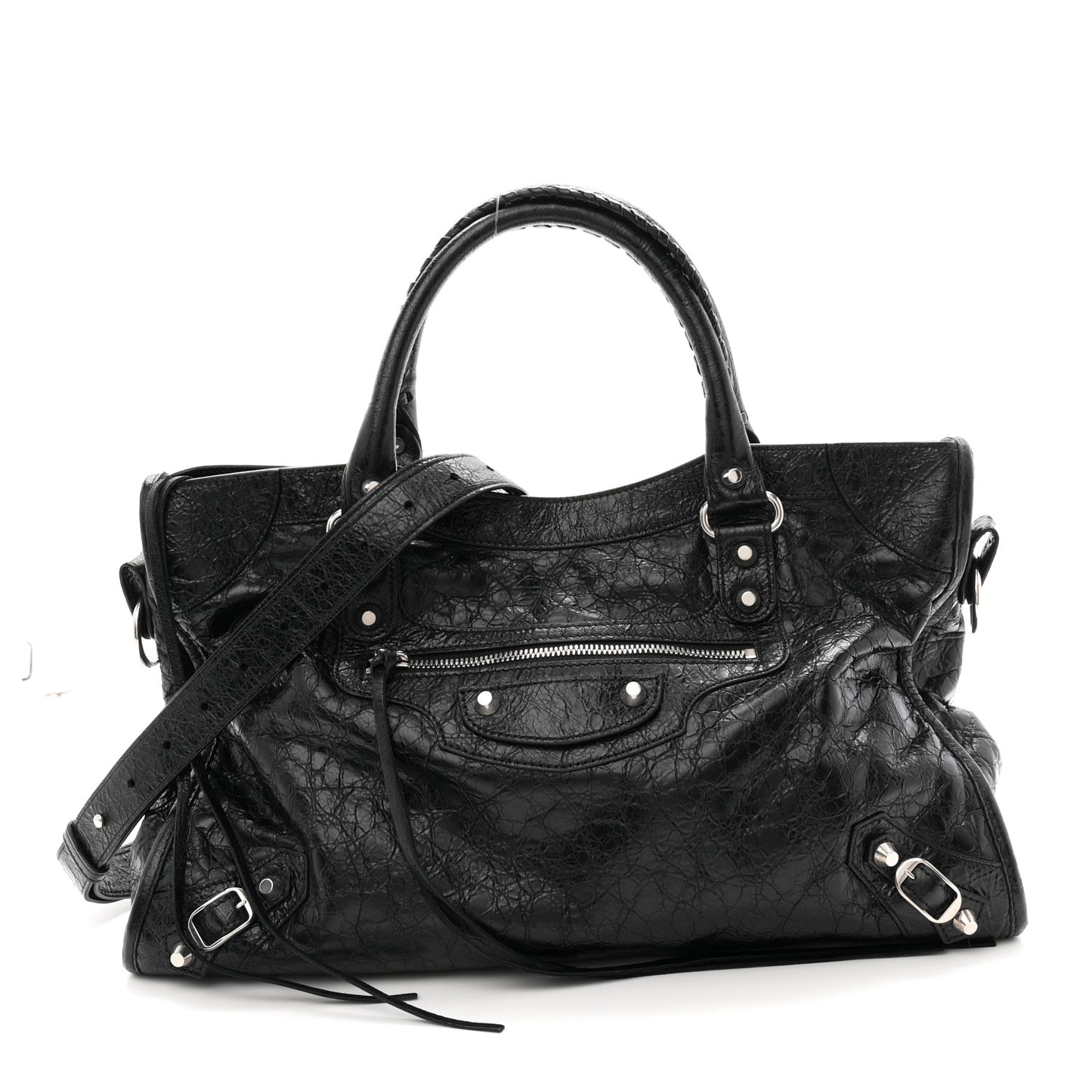 Agneau Arena Silver Hardware Medium Le City Black