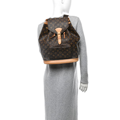Louis Vuitton Monogram Montsouris GM Backpack 2 of 12