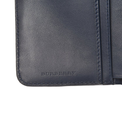 Burberry Grainy Calfskin Buckle Detail Zip Wallet Blue Carbon 6 of 6