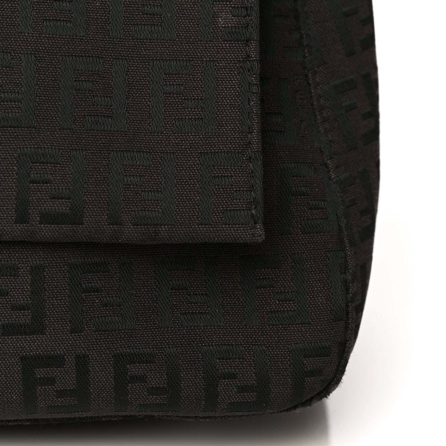 Fendi Zucchino Mama Baguette Black 11 of 16