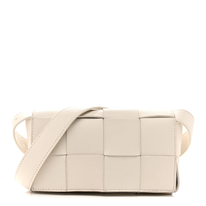 Bottega Veneta Nappa Maxi Intreccio The Belt Cassette Bag White 1 of 10