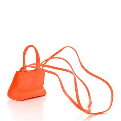 Telfar Vegan Leather Small Shopping Bag Orange 3 of 10