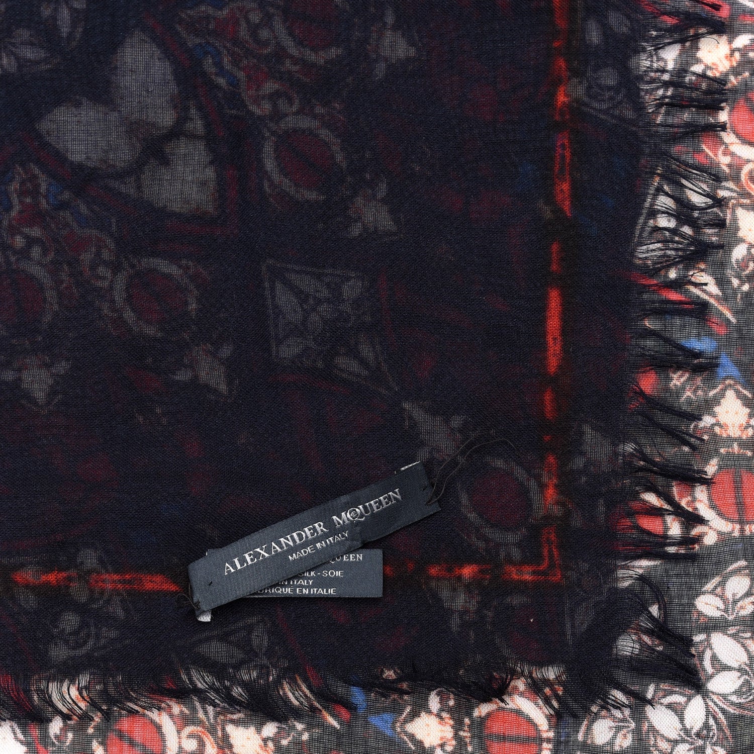 Alexander McQueen Modal Silk Scarf Multicolor 3 of 4