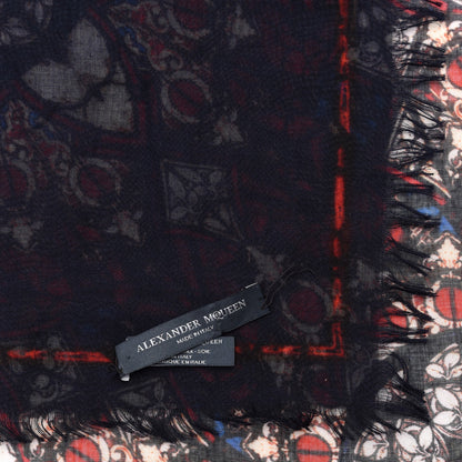 Alexander McQueen Modal Silk Scarf Multicolor 3 of 4