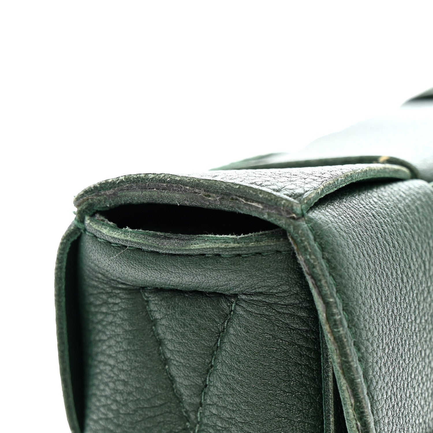 Bottega Veneta Grained Calfskin Maxi Intrecciato Cassette Crossbody Bag Raintree Green 11 of 12