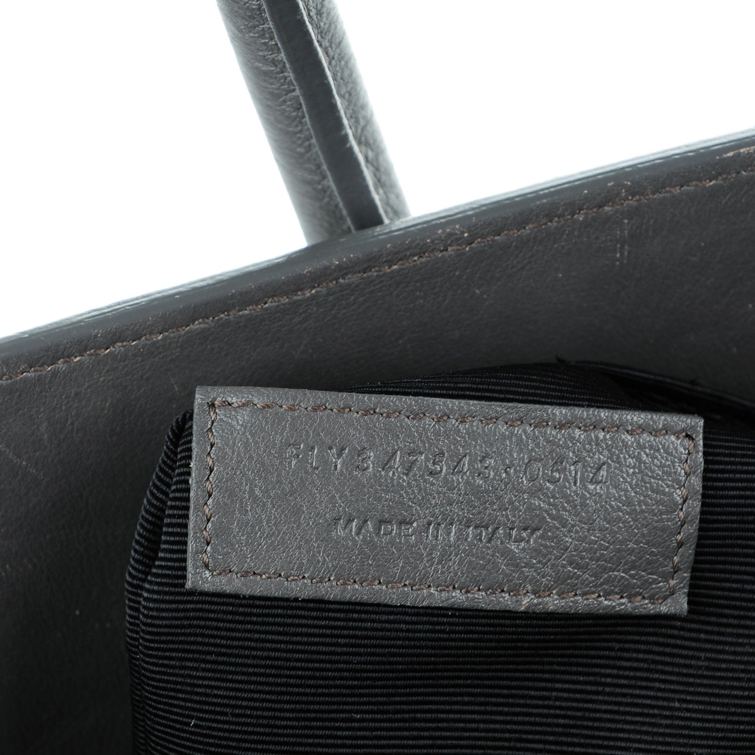 Saint Laurent Calfskin Large Sac De Jour Carryall Fog 7 of 12