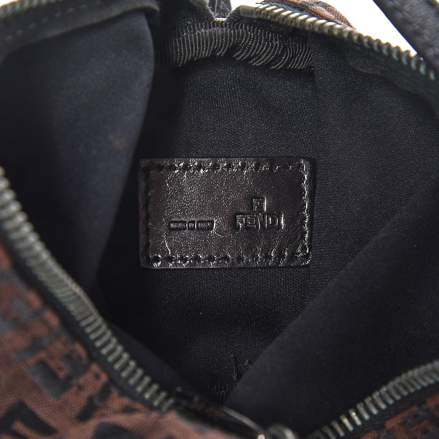 Fendi Zucca Pochette Tobacco 6 of 7