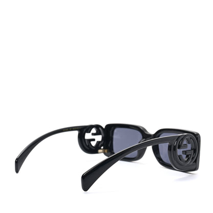 Gucci Acetate Chaise Rectangle Frame Sunglasses GG1325S Black 4 of 7
