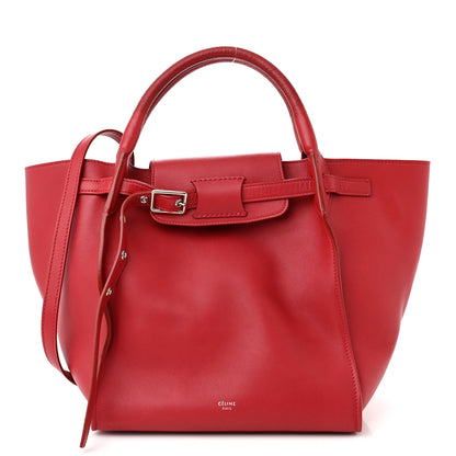 Celine Smooth Calfskin Small Big Bag Red 1 of 11