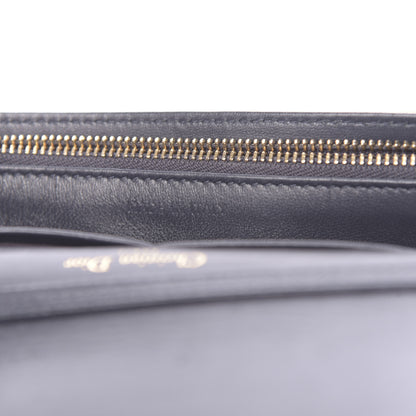 Christian Dior Metallic Brushed Calfskin Diorama Wallet on Chain Pouch Gold 7 of 11