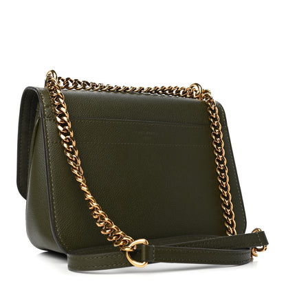 Louis Vuitton Grained Calfskin Lockme Chain Bag PM Kaki 2 of 4