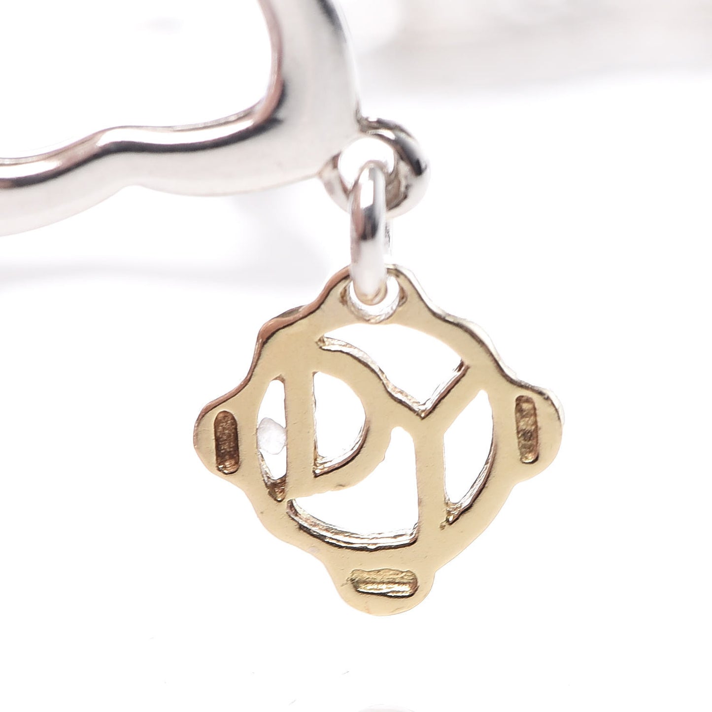 Sterling Silver Diamond Pink Tourmaline Quatrefoil Station Necklace