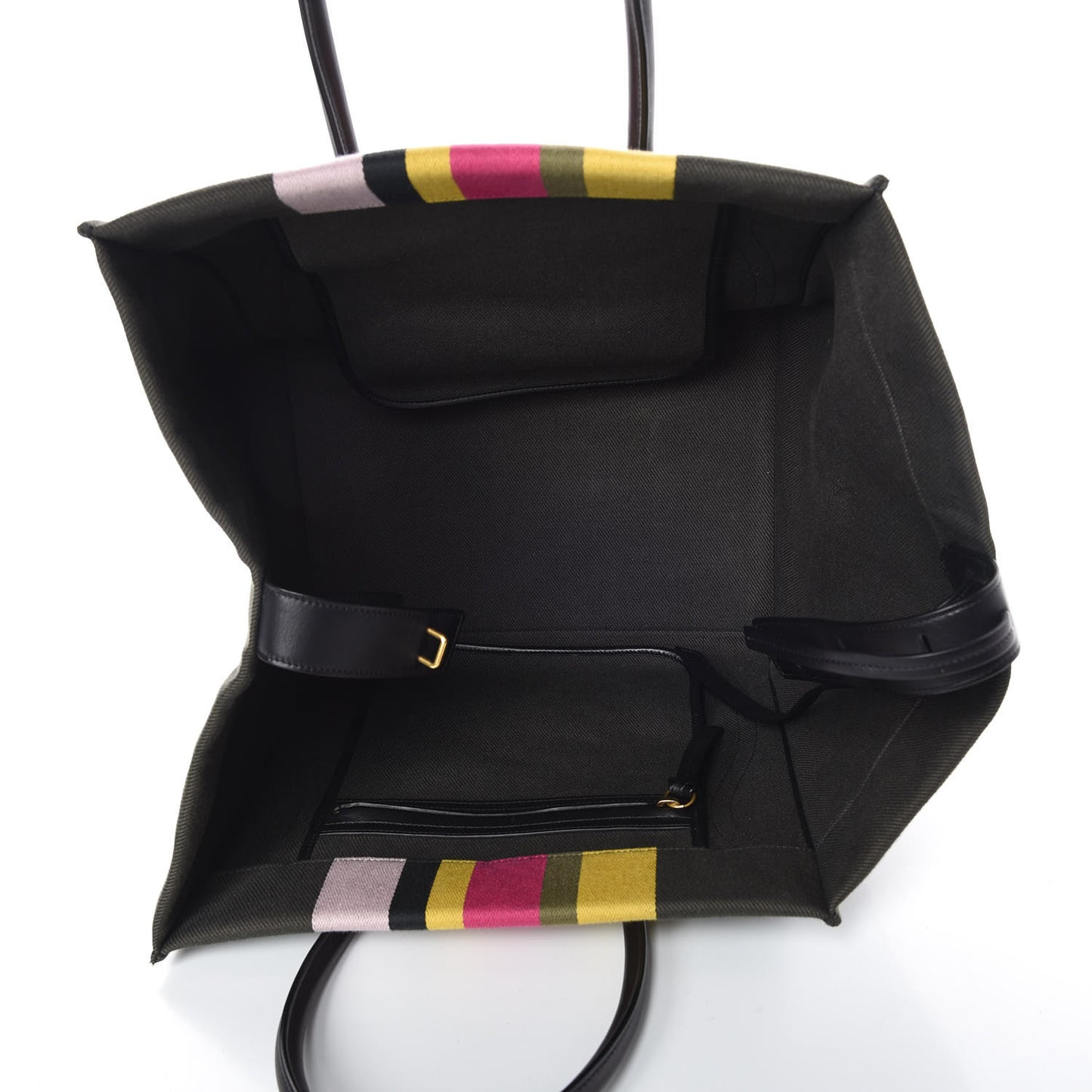 Canvas Striped Medium Phantom Luggage Multicolor
