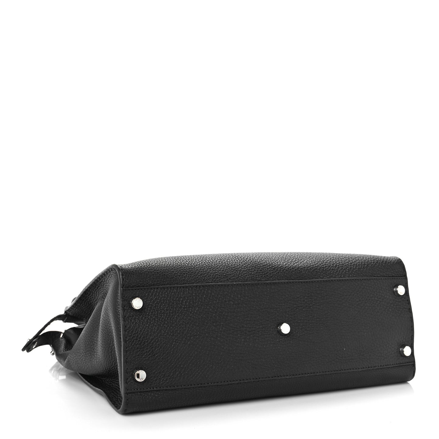 Cuoio Romano Selleria Metal Stitch Large Mens Peekaboo Iconic Essential Satchel Black