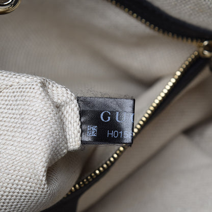 Gucci Pebbled Calfskin Medium Soho Chain Shoulder Bag Black 7 of 11