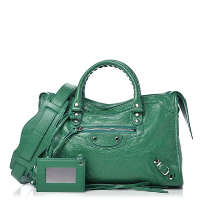 Balenciaga Agneau Classic Silver Hardware S City Magic Green 1 of 9