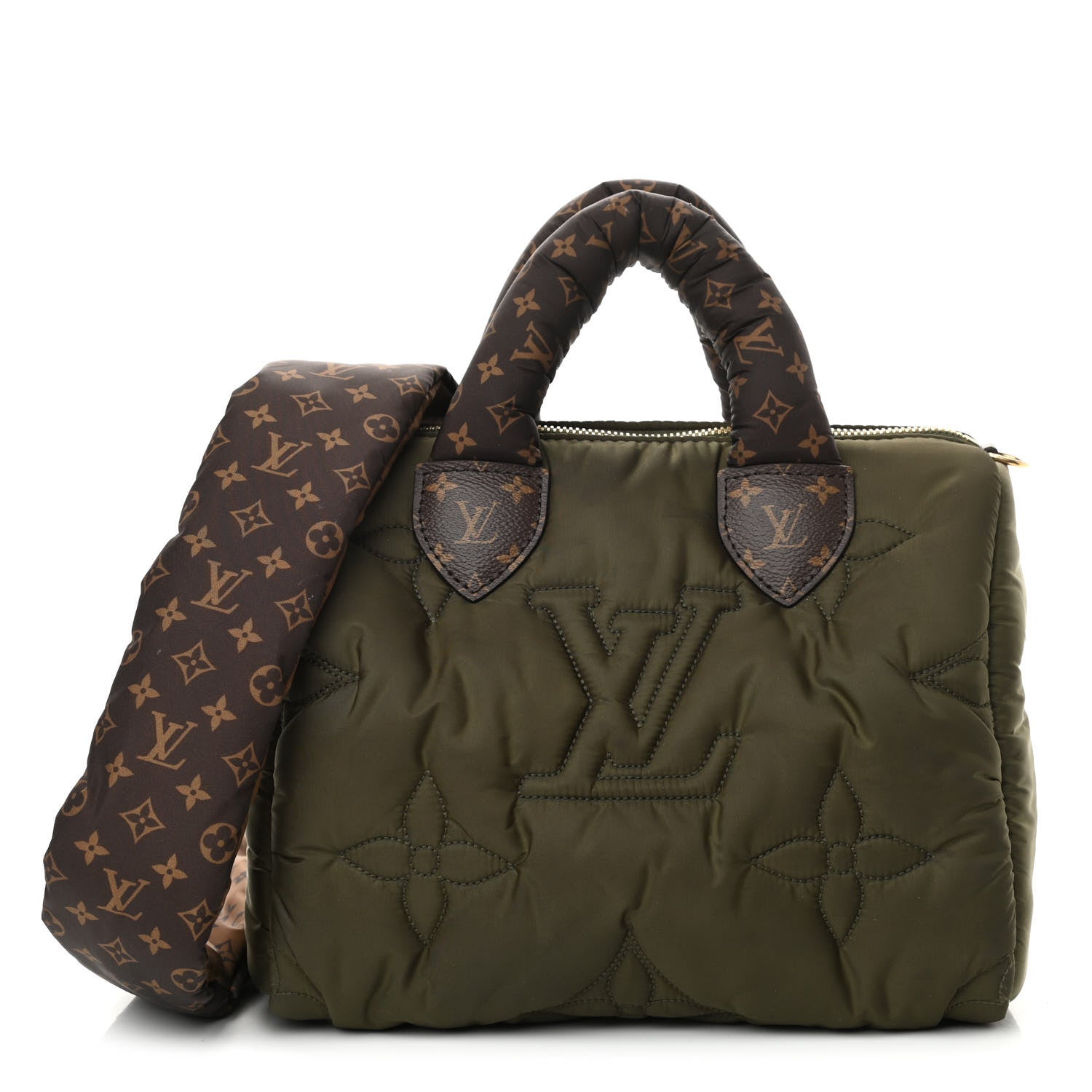 Louis Vuitton Econyl Mini Monogram Pillow Speedy Bandouliere 25 Khaki 1 of 9