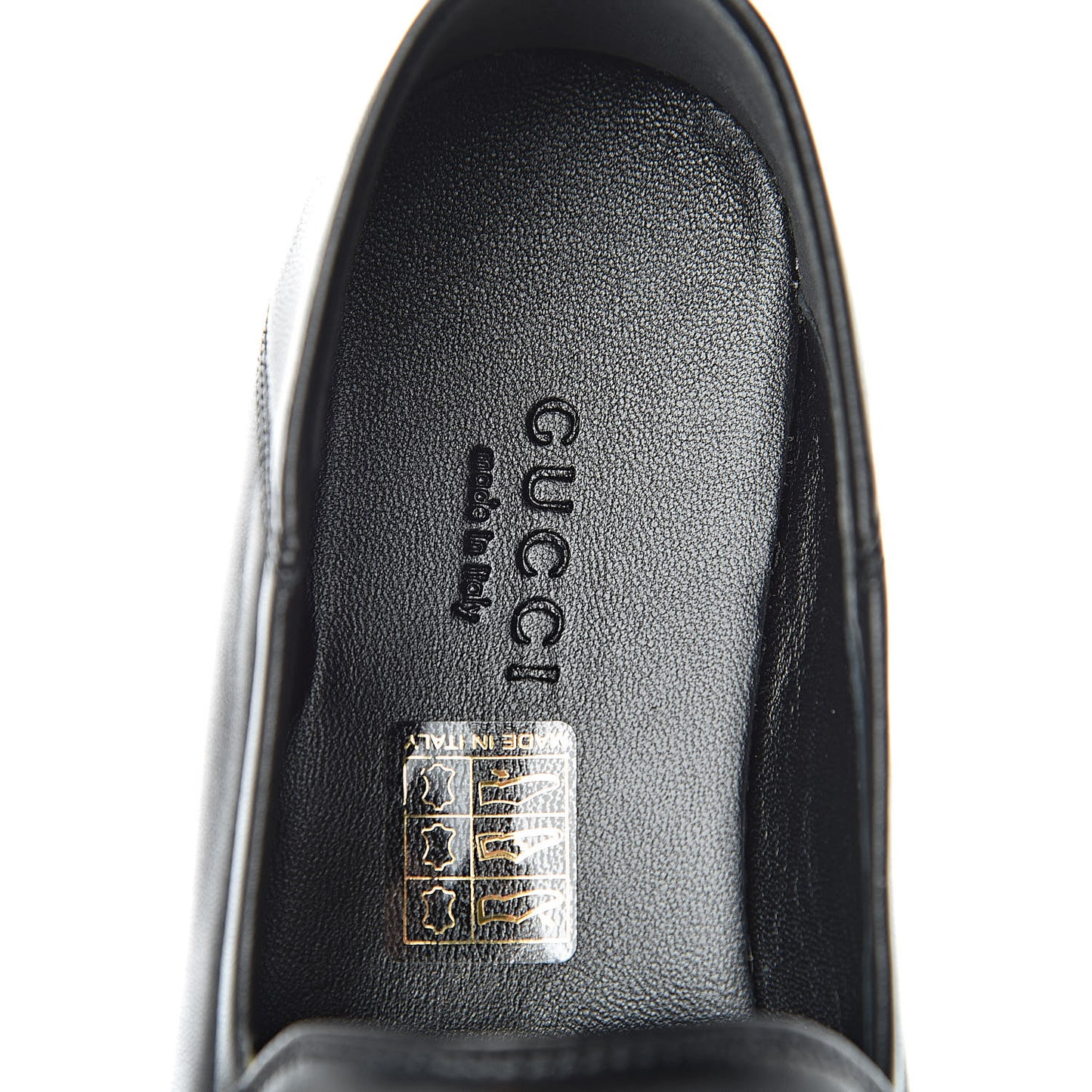 Lambskin Womens Brixton Horsebit Loafers 35.5 Black