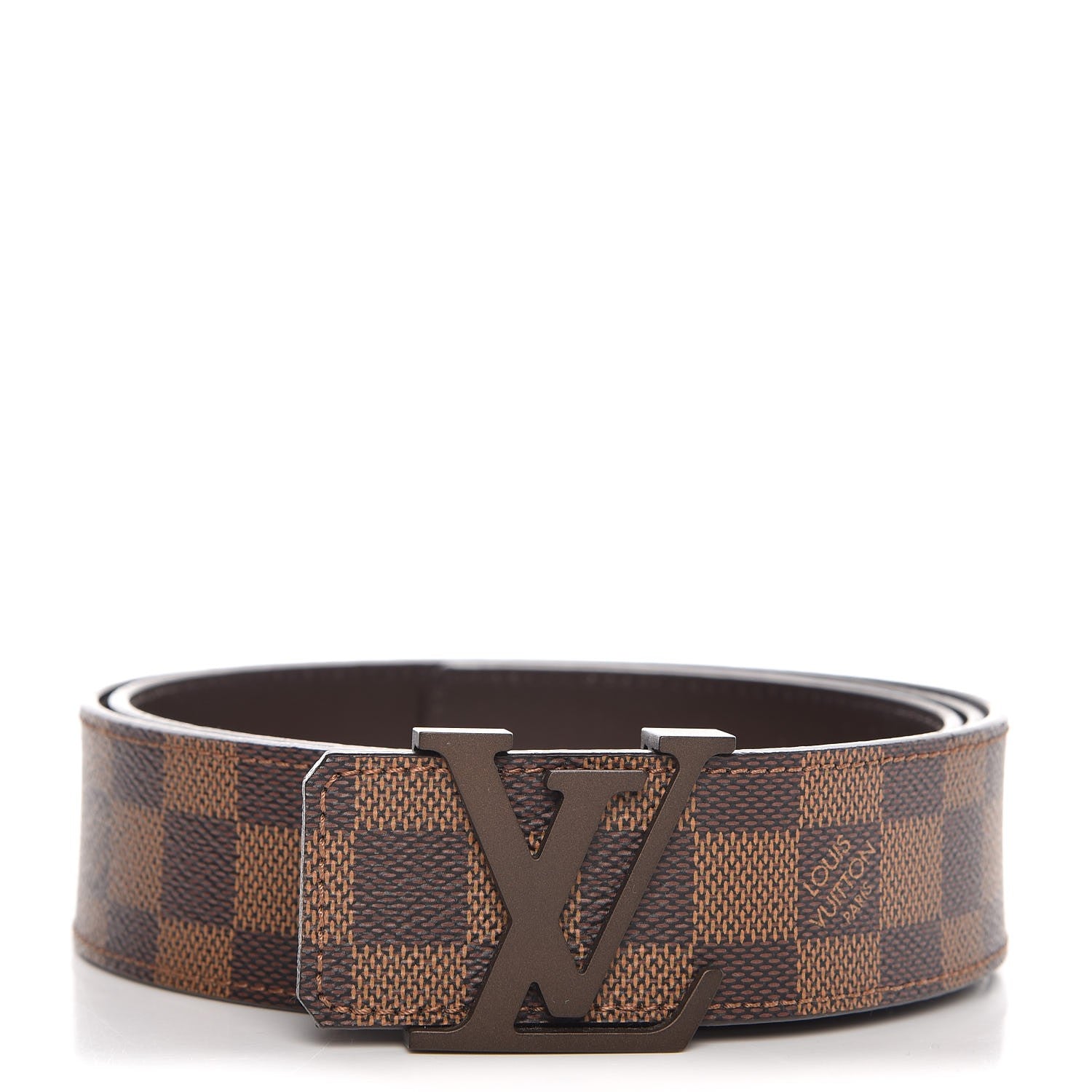 Louis Vuitton Damier Ebene 40mm LV Initiales Belt 100 40 1 of 8