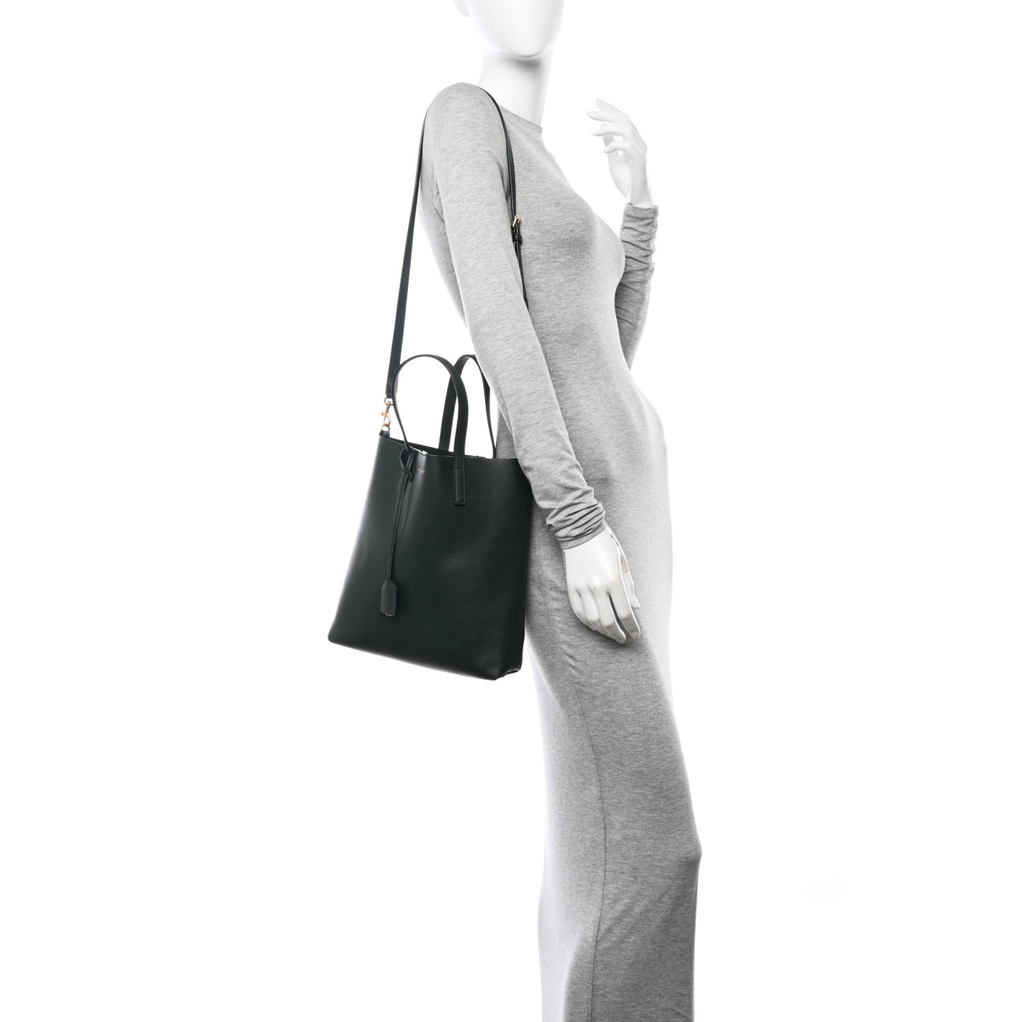 Calfskin Toy Shopping Tote Vert Fonce
