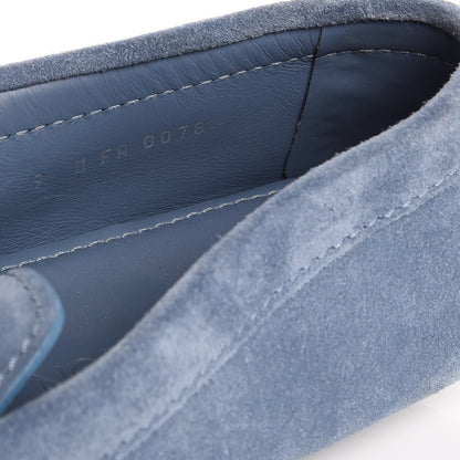 Louis Vuitton Mens Suede Monte Carlo Loafers 9 Blue 10 of 11