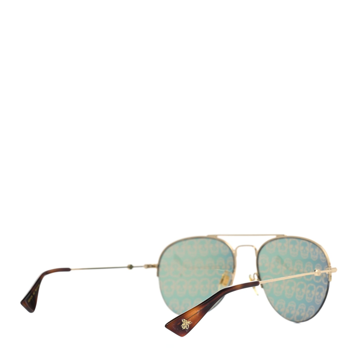 Aviator Sunglasses GG0107/S Gold Orange