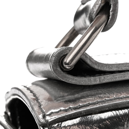 Balenciaga Smooth Metallic Calfskin Large Lindsay Shoulder Bag Silver 19 of 20