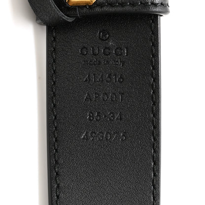 Gucci Calfskin Double G 30mm Belt 85 34 Black 5 of 7