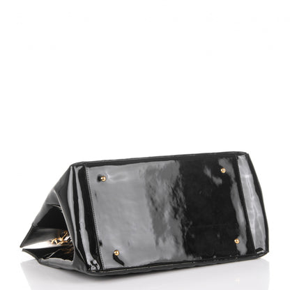 Chanel Patent Grand Shopping Tote GST Black 4 of 8