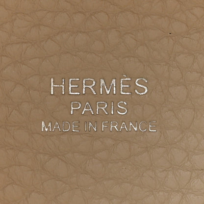 Hermes Taurillon Clemence Picotin Lock 18 PM Beton 6 of 10