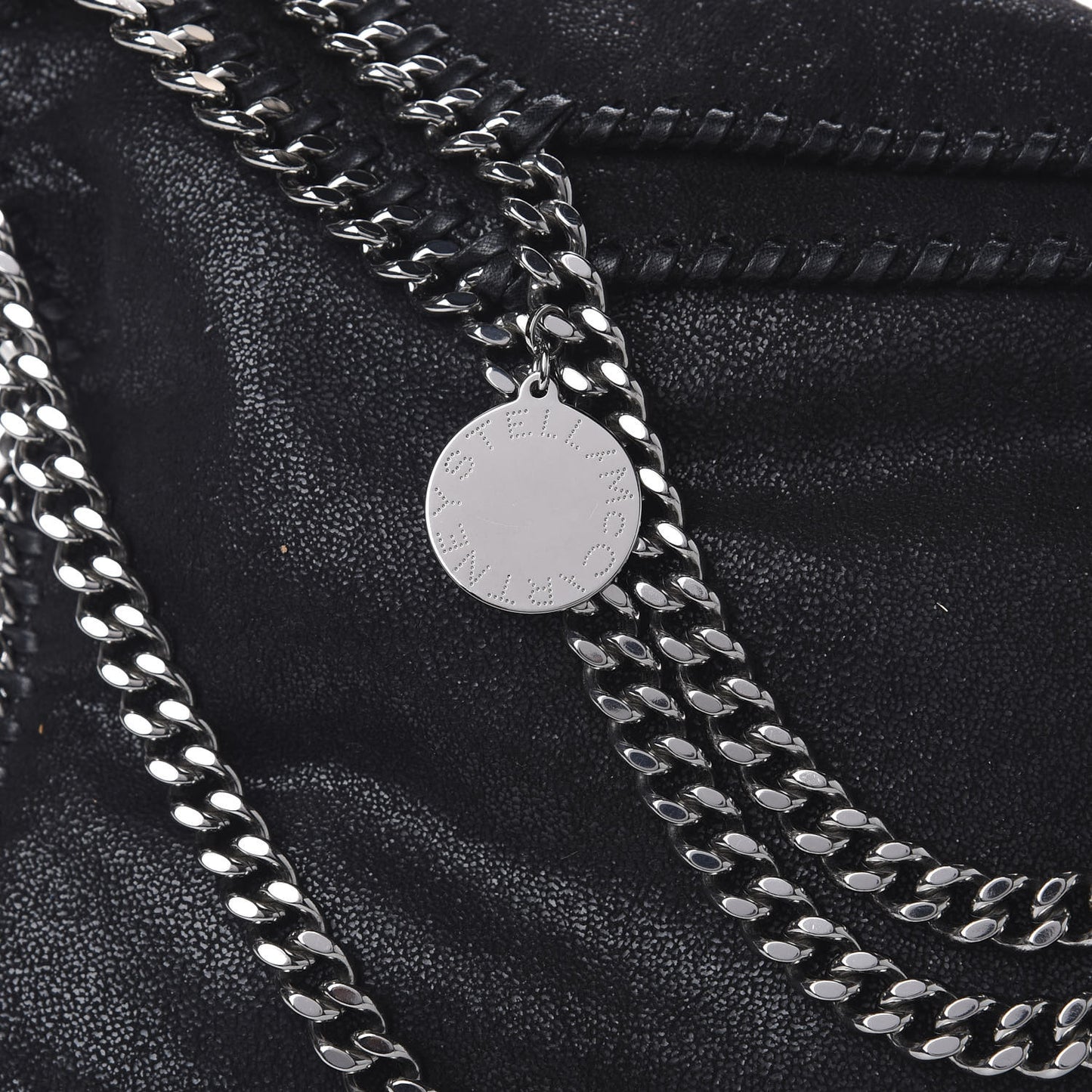 Shaggy Deer Falabella Fold Over Tote Black