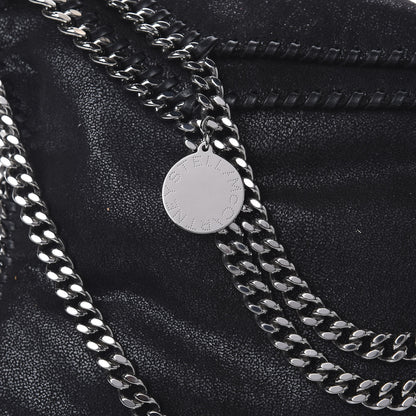 Stella McCartney Shaggy Deer Falabella Fold Over Tote Black 9 of 9