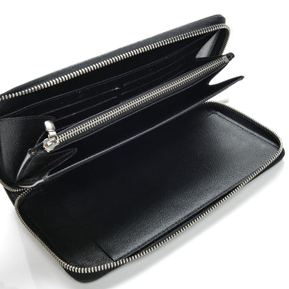 Louis Vuitton Epi Electric Zippy Organizer Wallet Black 5 of 7