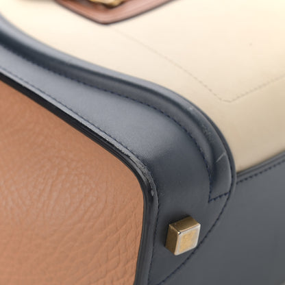Celine Smooth Calfskin Bullhide Micro Tri-Color Luggage Brown 8 of 18