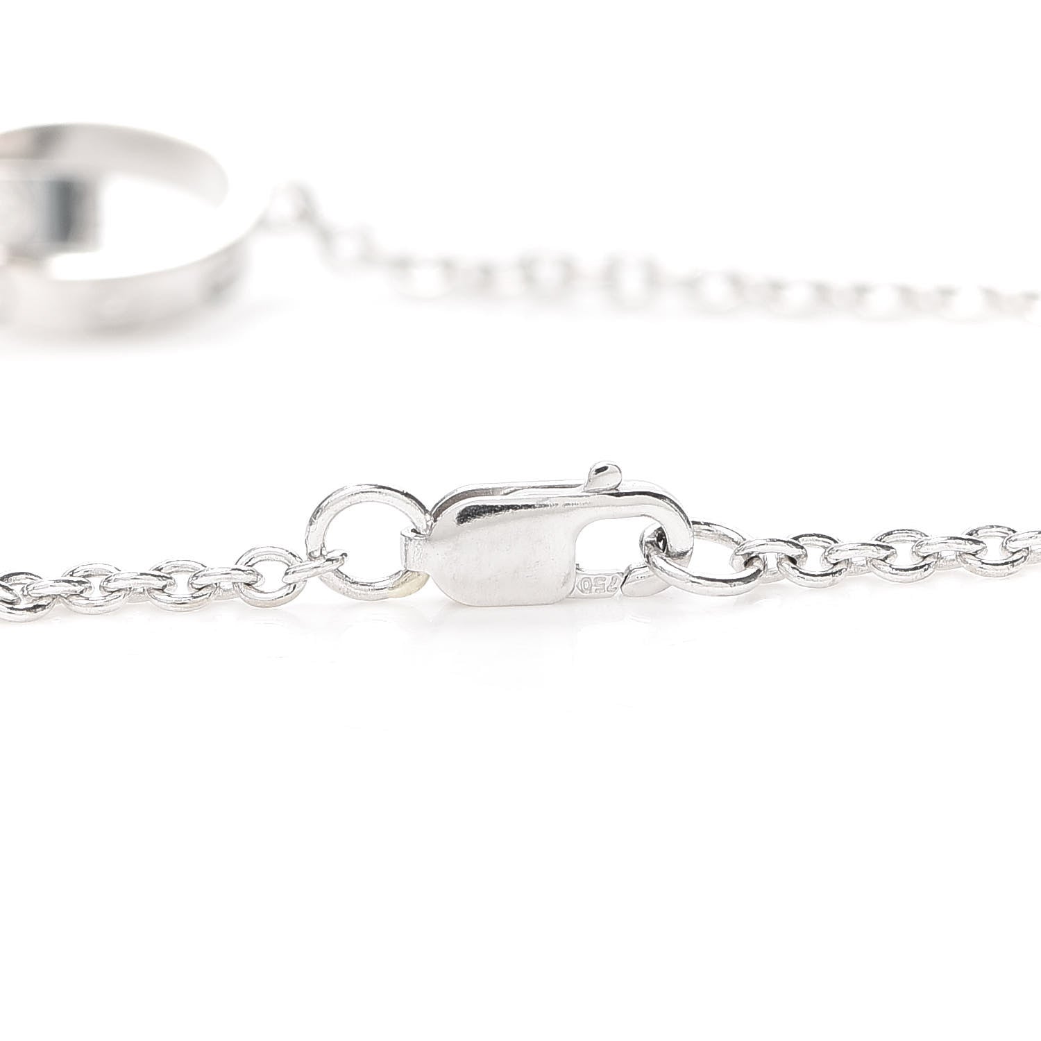 Cartier 18K White Gold Interlocking LOVE Bracelet 5 of 5