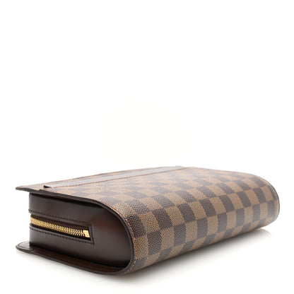Louis Vuitton Damier Ebene Pochette Saint Louis Clutch 4 of 7