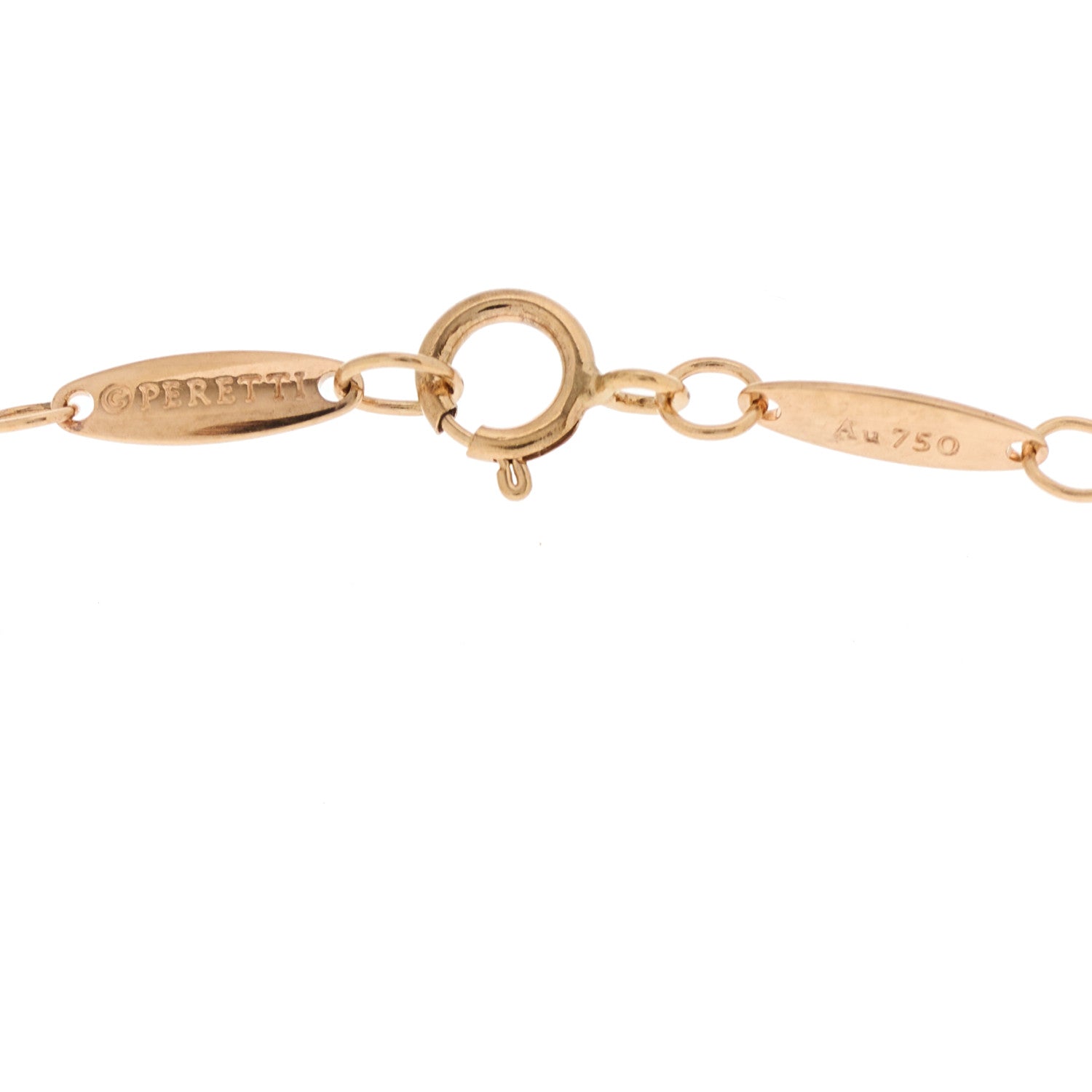 Tiffany 18K Rose Gold Elsa Peretti Mini Alphabet C Pendant 5 of 5