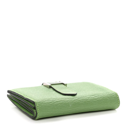Hermes Chevre Mysore Mini Bearn Wallet Vert Criquet 4 of 16