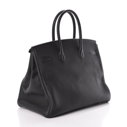 Hermes Togo Birkin 35 Black 3 of 10