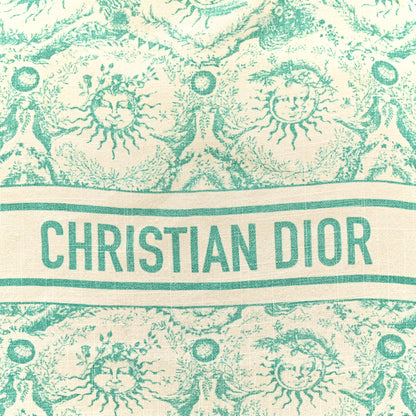 Christian Dior Canvas Dioriviera Toile de Jouy Soleil Tote Aquamarina 6 of 13